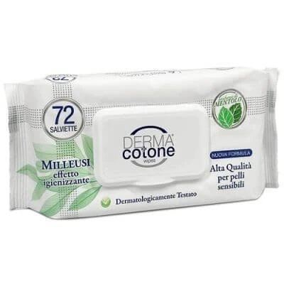 Dermacotton Milleusi Șervețele 72 bucăți