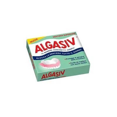 Adeziv pentru proteza dentară superioară Algasiv 15 bucăți