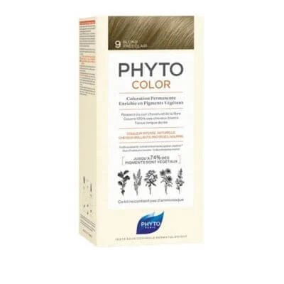 Kit culoare 9 blond foarte deschis 1 lapte 50 ml + 1 cremă 50 ml + 1 mască 12 ml