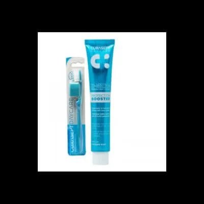 Curasept daycare booster pastă de dinți 75 ml + periuță de dinți frozen mint
