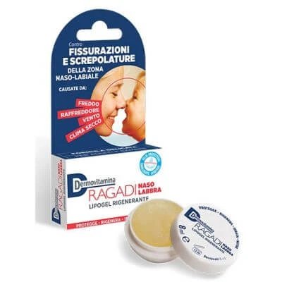 Dermovitamin Rhagades Regenerating Lipogel pentru nas și buze 8 ml