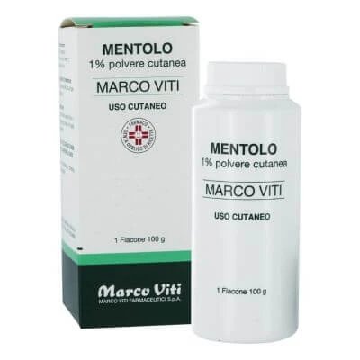 Talc mentolat pulbere șuruburi 100 g