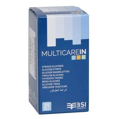 Benzi multielectrod pentru măsurarea glicemiei 25 bucăți