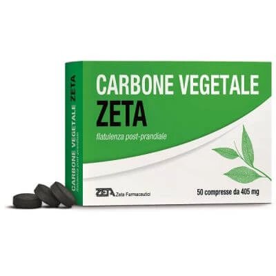 Cărbune vegetal 50 comprimate de 405 mg
