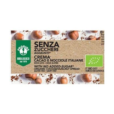 Crema tartinabilă cu cacao și alune fără zahăr adăugat 200 g