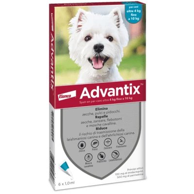 Advantix spot on*6pip 4-10kg