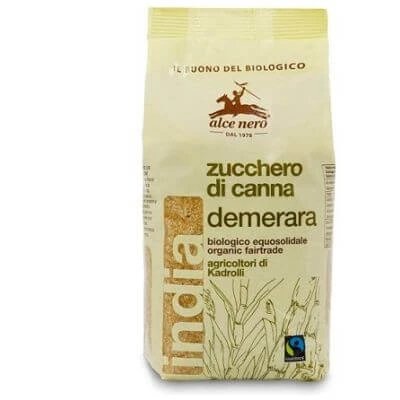 Fairtrade organic india demerara trestie de zahăr 500 g
