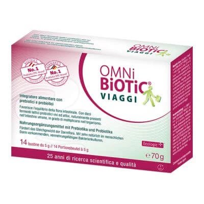 Omni biotic de călătorie 14 pliculețe de 5 g