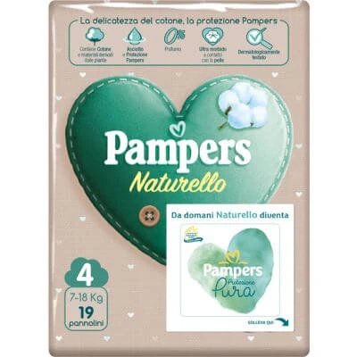Pampers protecție pura naturallor maxi cp 19 bucăți
