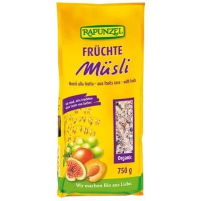 Muesli cu fructe fără zahăr adăugat 750 g