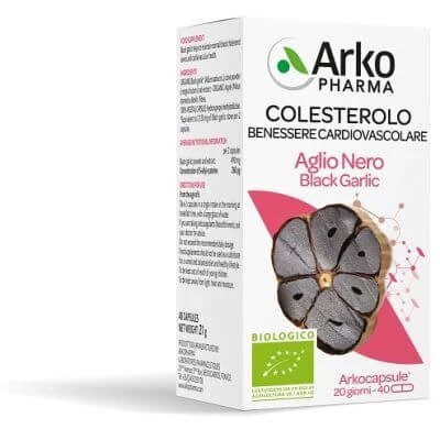 Arkocapsule usturoi negru organic 40 capsule