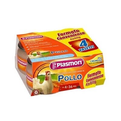 Pui omogenizat Plasmon cu cadou 4 x 80 g