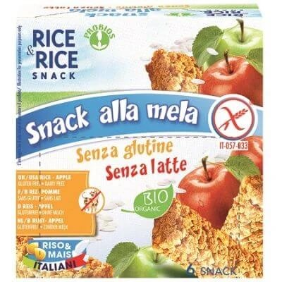 Gustări de orez cu mere Rice&rice 6 x 21 g