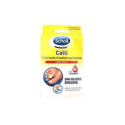 Eliminarea calusurilor / Protecția calusurilor 4 plasturi hidrofobi + 4 tampoane pentru calusuri