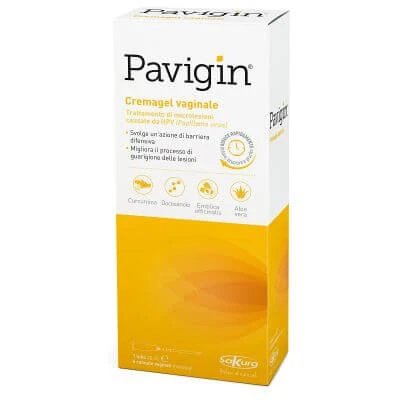 Pavigin cremagel vaginal 30 ml cu 6 canule vaginale de unică folosință