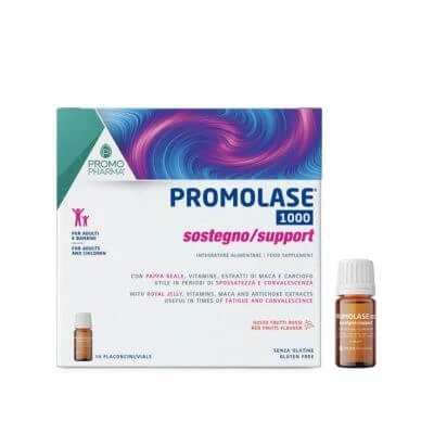 Promolase 1000 suport 10 flacoane de 8 ml