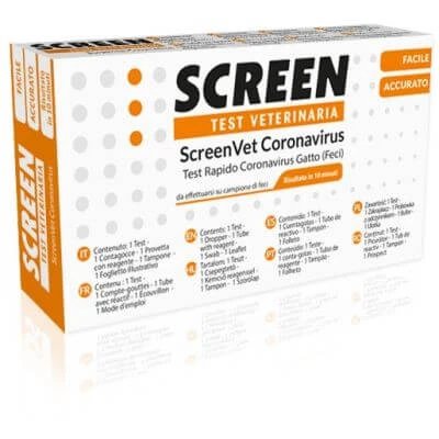Screenvet test rapid coronavirus veterinar fecale de pisică