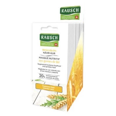 Mască hrănitoare Rausch cu germeni de grâu 20 pliculețe 15 ml