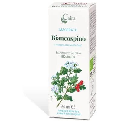 Caira păducel organic macerat hidroalcoolic picături 50 ml