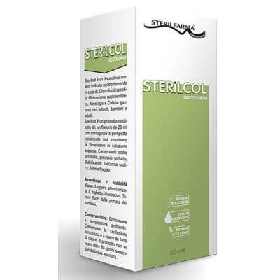 Sterilcol picături orale suspensie gastrofuncțională flacon 20 ml