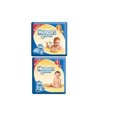 huggies unistar maxi nappy 4 7/18 kg 18 bucăți