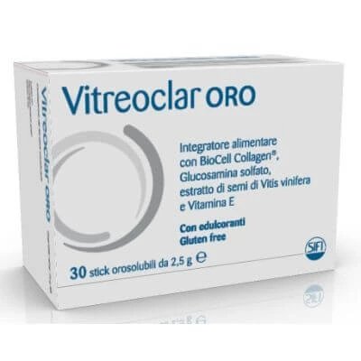 Vitreoclar gold 30 2,5 g plicuri orosolubile