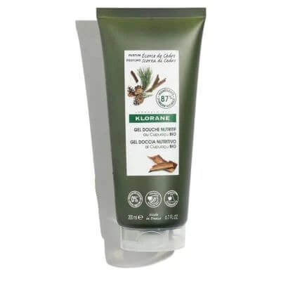 Klorane gel de duș cu coajă de cedru 200 ml