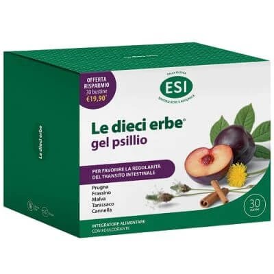 Esi le dieci erbe psyllium gel 30 pliculețe