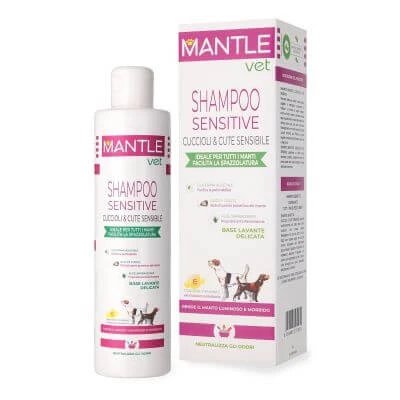 Șampon veterinar Mantle pentru căței și piele sensibilă 250 ml