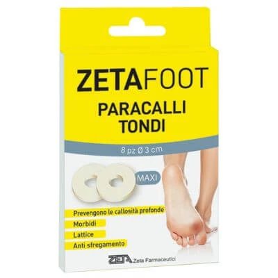 Zetafoot mare rotund latex mingea de protecție 8 bucăți