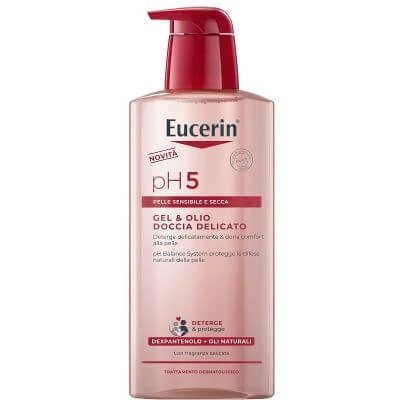 Eucerin Gel de duș delicat și ulei 400 ml
