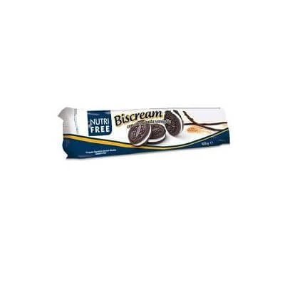 Nutrifree biscream cu cremă de vanilie 125 g