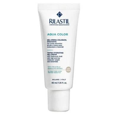 Rilastil aqua gel colorat cremă ușoară
