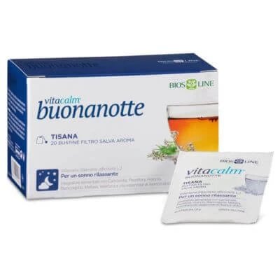 Vitacalm ceai de plante pentru noapte bună 20 pliculețe