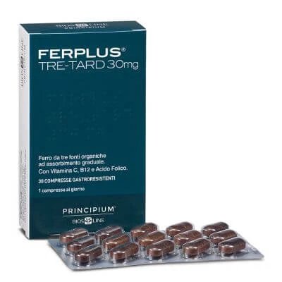 Principium ferplus tre retard 30mg 30 comprimate gastrorezistente