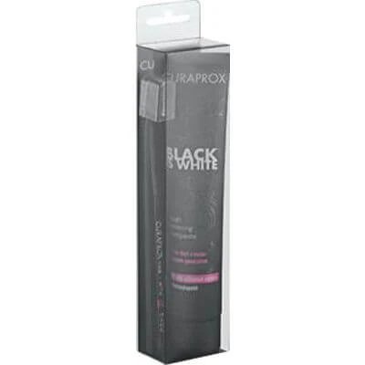 Curaprox black is white albire paste de dinți 1 pastă de dinți 90ml + 1 periuță de dinți