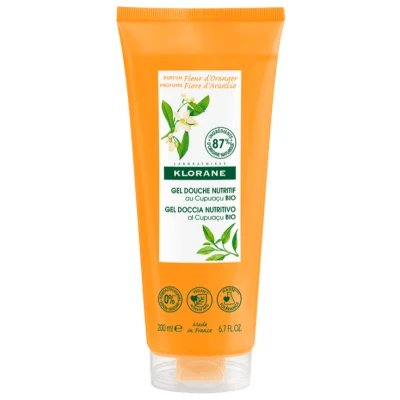 Gel de duș cu miere și portocale Klorane 200 ml
