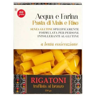 Nutri te' rigatoni apă și făină porumb și orez 250 g