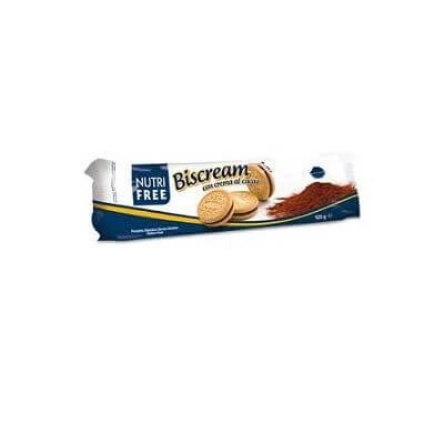 Nutrifree biscream cu cremă de cacao 125 g