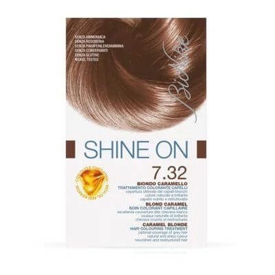 Bionike shine on caramel blond tratament de colorare a părului 7.32