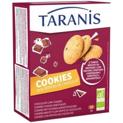 Taranis cookie-uri cu pepite de ciocolată 5 porții unice de 32 g