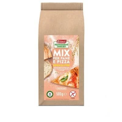 Mix de pâine și pizza fără gluten dedicat 500 g