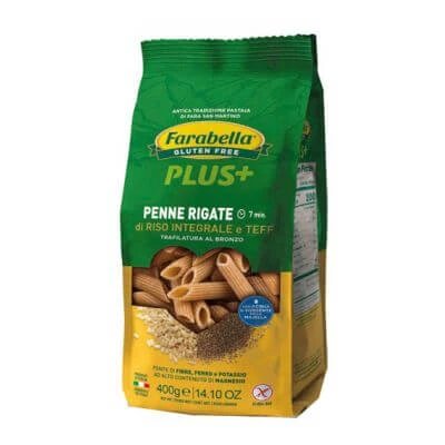 Farabella penne orez brun și teff 400 g