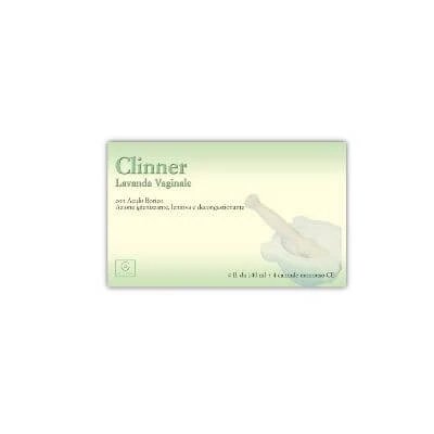 Duș vaginal Clinner 4 flacoane 140 ml + 4 canule vaginale de unică folosință în blister