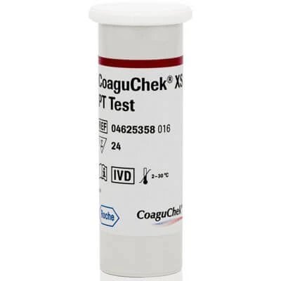 Benzile de testare pentru dispozitivul de autotestare coaguchek xs pt test 24 bucăți