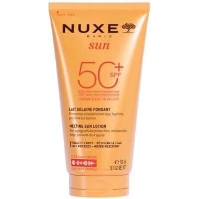 Nuxe sun milk anti-îmbătrânire față și corp spf50+ 150 ml