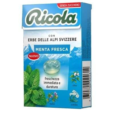 Ricola mentă proaspătă 50 g