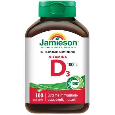Jamieson vitamina d3 1000 100 comprimate