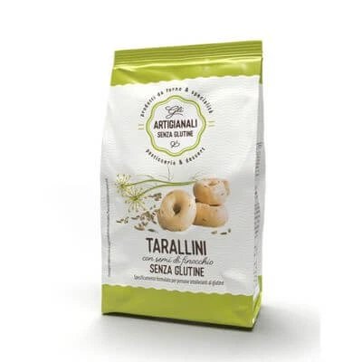 Gli artigianali fără gluten tarallini semințe de fenicul 100 g