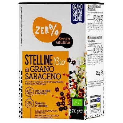 Zero% gluten stelline hrișcă integrală fără gluten organic 250 g